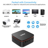 ACEPC AK1 Mini PC, Windows 10 (64-bit) Intel Celeron Apollo Lake J3455 Processor(up to 2.3GHz) Desktop Computer,4GB DDR3/64GB eMMC