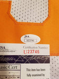Derek Barnett Autographed Signed Custom White Jersey Memorabilia - JSA Authentic