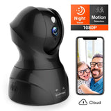 Security Camera 1080P WiFi Dog Pet Camera - KAMTRON Wireless Indoor Pan/Tilt/Zoom Home Camera Baby Monitor IP Camera with Motion Detection