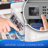 Brother MFC-J805DW INKvestmentTank Color Inkjet All-in-One Printer with Mobile Device and Duplex Printing with Up To 1-Year of Ink In-box