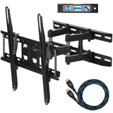 Cheetah Dual Articulating Arm TV Wall Mount Bracket for 20-65” TVs up to VESA 400 and 115lbs Only