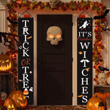 Trick or Treat & It's October Witches Halloween Signs