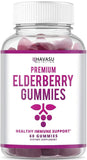 Havasu Nutrition Elderberry Gummies - Supports Immune System Health - Made with Premium Plant-Based Pectin - NO Gelatin, NO Fructose Corn Syrup