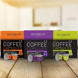 Bestpresso Coffee for Nespresso Original Machine 120 pods Certified Genuine Espresso Variety Pack, Pods Compatible with Nespresso Original