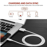 iPhone Charger Cable SHARLLEN Lightning Cable Mfi Certified 5Pack(3ft/3ft/6ft/6ft/10ft) USB Fast Long iPhone Charging Cords Compatible iPhone
