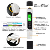 Water Quality Tester, Accurate and Reliable, HoneForest TDS Meter, EC Meter & Temperature Meter 3 in 1, 0-9990ppm