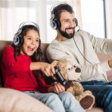 Mpow EG3 Pro Gaming Headset (2019 All-Platform Edition), with Mic, 50mm Speaker Drivers, 3D Surround Sound, in-Line Control,LED Light, PC PS4 Headset