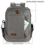 KROSER Laptop Backpack Large Computer Backpack Fits up to 15.6 Inch Laptop with USB Charging Port Water-Repellent School Travel Backpack
