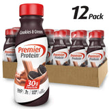 Premier Protein 30g Protein Shake, Cookies & Cream, 11.5 fl oz Shake, (12 count)