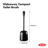 OXO Good Grips Hideaway Compact Toilet Brush - Black