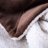 Bedsure Sherpa Blanket Brown Twin Size 60x80 Bedding Fleece Reversible Blanket for Bed and Couch