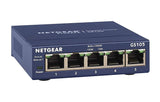 NETGEAR 5-Port Gigabit Ethernet Unmanaged Switch (GS105NA) - Desktop, and ProSAFE Limited Lifetime Protection