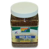Mother Earth Products Textured Vegetable Protein Beef Bits, Quart Jar, 12 Ounce