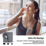 ENACFIRE E18 Plus Wireless Earbuds with Wireless Charging Case CVC8.0 3DStereo Sound Deep Bass 8H Non-Stop Playtime IPX7 Waterproof Bluetooth Earbuds