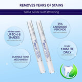 AsaVea Teeth Whitening Pen (2 Pack), 35% Carbamide Peroxide Gel, 20+ Uses, Effective, Painless, No Sensitivity, Travel-Friendly, Easy to Use