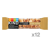 KIND Bars, Caramel Almond & Sea Salt, Gluten Free, Low Sugar, 1.4oz, 12 Count