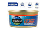 Wild Planet Wild Sockeye Salmon, Skinless & Boneless, 6 Ounce, Pack of 12