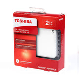 Toshiba Canvio Advance 2TB Portable External Hard Drive USB 3.0, White (HDTC920XW3AA)