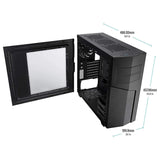 Rosewill TYRFING ATX Mid Tower Gaming PC Computer Case with 2 Pre-Installed 120mm Fans,400mm Graphics Card and 360mmAIO Liquid Cooler Support,HDD/SSD