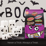 SNICKERS, TWIX, MILKY WAY, 3 MUSKETEERS & Milk Chocolate M&M'S Halloween Candy Bars