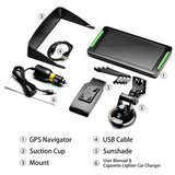 GPS Navigation for Car, LTTRBX 7” Touch Screen 8GB Real Voice Spoken Turn-by-Turn Direction Reminding Navigation System  GPS Satellite Navigator