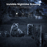 Victure Trail Game Camera with Night Vision Motion Activated 1080P