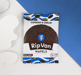 Rip Van Wafels Non-GMO Snack Wafels, Cookies & Cream, 12 Count, 13.92 OZ, low calorie & low sugar