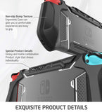 Dockable Case for Nintendo Switch - Mumba [Blade Series] TPU Grip Protective Cover Case Compatible with Nintendo Switch Console (Black)