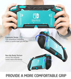 Mumba Grip Case for Nintendo Switch Lite, [Blade Series] TPU Protective Portable Cover Accessories Compatible with Switch Lite Console 2019  (Black)