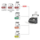 Plustek PS186 High Speed Document Scanner, with Auto Document Feeder (ADF). For Windows 7 / 8 / 10