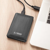 2.5" 120GB Ultra Slim Portable External Hard Drive USB3.0 HDD Storage Compatible for PC, Desktop, Laptop(Black)