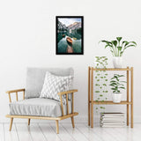 Americanflat 12x18 Black Poster Frame - Shatter-Resistant Glass - Hanging Hardware Included