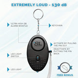 Personal Alarm Siren Song - 130dB Safesound Personal Alarms for Women Keychain