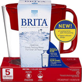Brita 36094 Metro Pitchers, Red