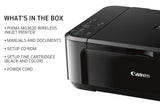 Canon PIXMA MG3620 Wireless All-In-One Color Inkjet Printer with Mobile and Tablet Printing, Black