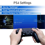 Beexcellent Gaming Headset for PS4 Xbox One PC Mac Controller Gaming Headphone with Crystal Stereo Bass Surround Sound, LED Light & Noise-Isolation