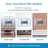 TV Wall Mount Bracket Full Motion Dual Swivel Articulating Arms Extension Tilt Rotation