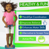 Flybar Foam Pogo Jumper for Kids Fun and Safe Pogo Stick, Durable Foam and Bungee Jumper for Ages 3 and up Toddler Toys, Supports up to 250lbs