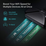 TP-Link AC4000 Smart WiFi Router - Tri Band Router, MU-MIMO, VPN Server, Advanced Security