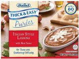 THICK & EASY® Puree Italian Style Lasagna with Meat Sauce 7oz Bowls