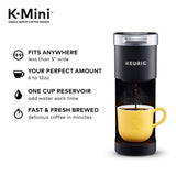 Keurig K-Mini Basic Coffee Maker, Single Serve K-Cup Pod Coffee Brewer, 6 to 12 oz. Brew Sizes