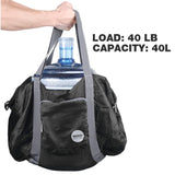 Wandf Foldable Travel Duffel Bag Luggage Sports Gym Water Resistant Nylon
