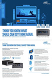 Intel NUC NUC7i5BNK Mini PC/HTPC, Intel Dual-Core i5-7260U Upto 3.4GHz, 8GB DDR4, 128GB SSD, WiFi, Bluetooth, Thunderbolt 3, 4k Support