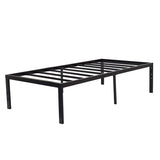Olee Sleep 18 Inch Tall Heavy Duty Steel Slat/ Anti-slip Support/ Easy Assembly-black