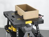 Folding Table Work Bench For Woodworking Tools & Accessories with Clamps