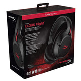 HyperX Cloud Flight - Wireless Gaming Headset, with Long Lasting Battery Up to 30 hours of Use, Detachable Noise Cancelling Microphone, Red LED Light