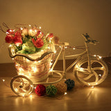 Solar String Lights Outdoor, 33Ft 100LEDs Waterproof Decorative Copper Wire String Lights