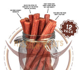 Keto Sugar Free Range Turkey Jerky Sticks Gluten MSG Nitrate & Nitrite Free Paleo Snacks Healthy Natural Meat Sticks