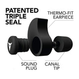 Decibullz - Custom Molded Earplugs, 31dB Highest NRR, Comfortable Hearing Protection for Shooting, Travel, Swimming, Work and Concerts