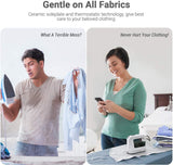 Garment Steamer, ABOX Steamer for Clothes, 1300W Steam Iron